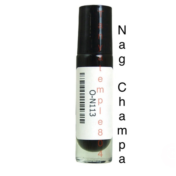 Nag Champa Fragrance Oil 1/3 Glass Roll-On Bottle - Picture 1 of 7